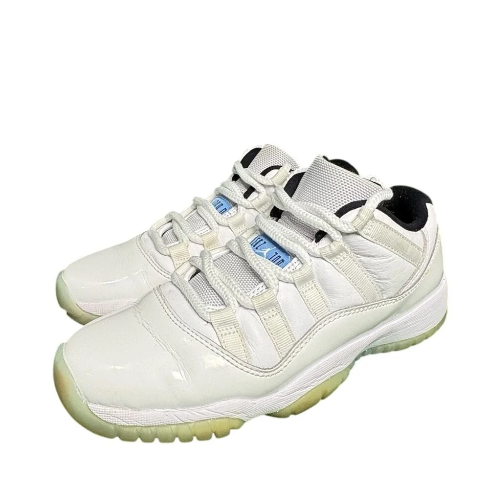 Nike‎ Air Jordan 11 Retro Low Legend Blue White Kids 5.5Y 528896-117